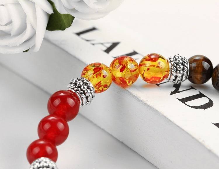 Multicolor Natural Stone Chakra Bracelet