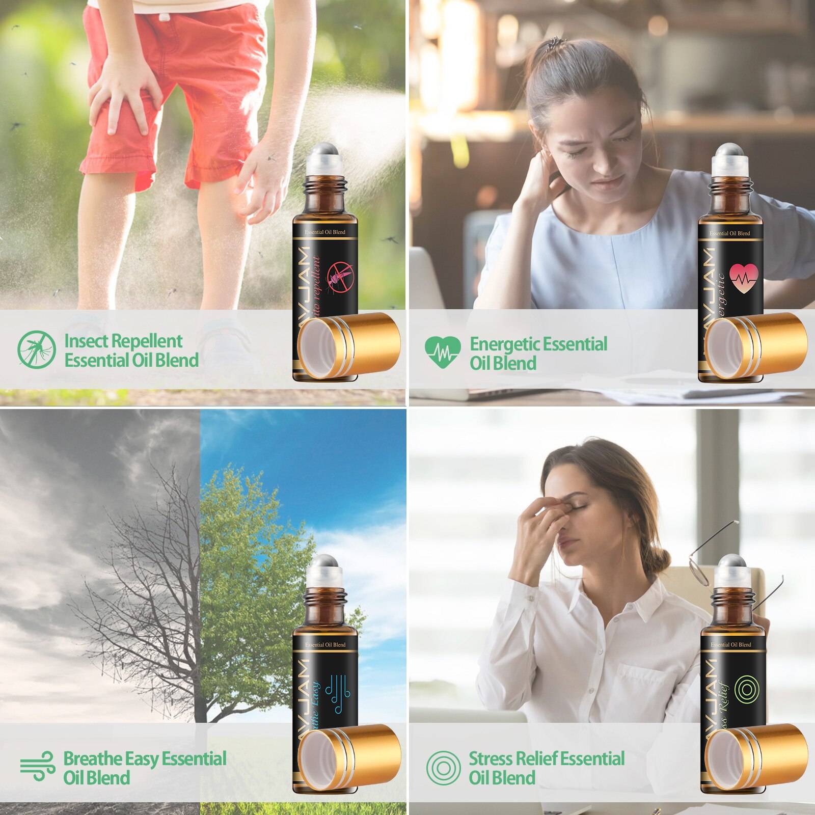 Pure Natural Essential Oils Set