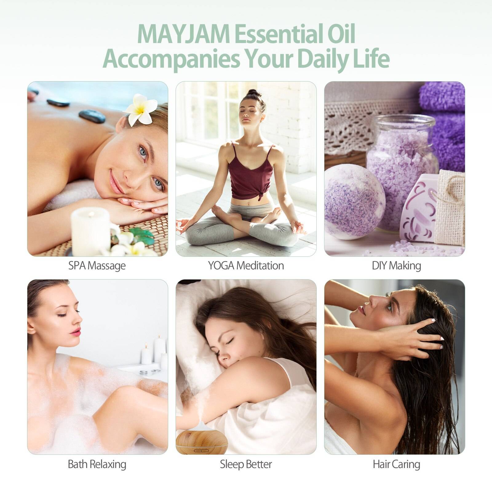 Pure Natural Essential Oils Set