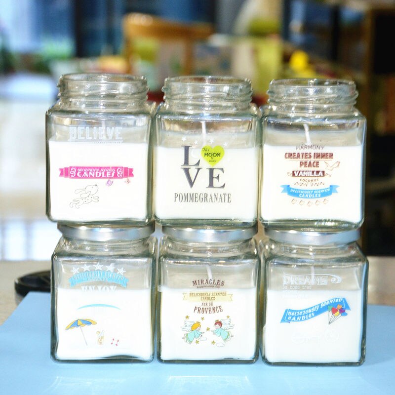 Creative Glass Jar Candle