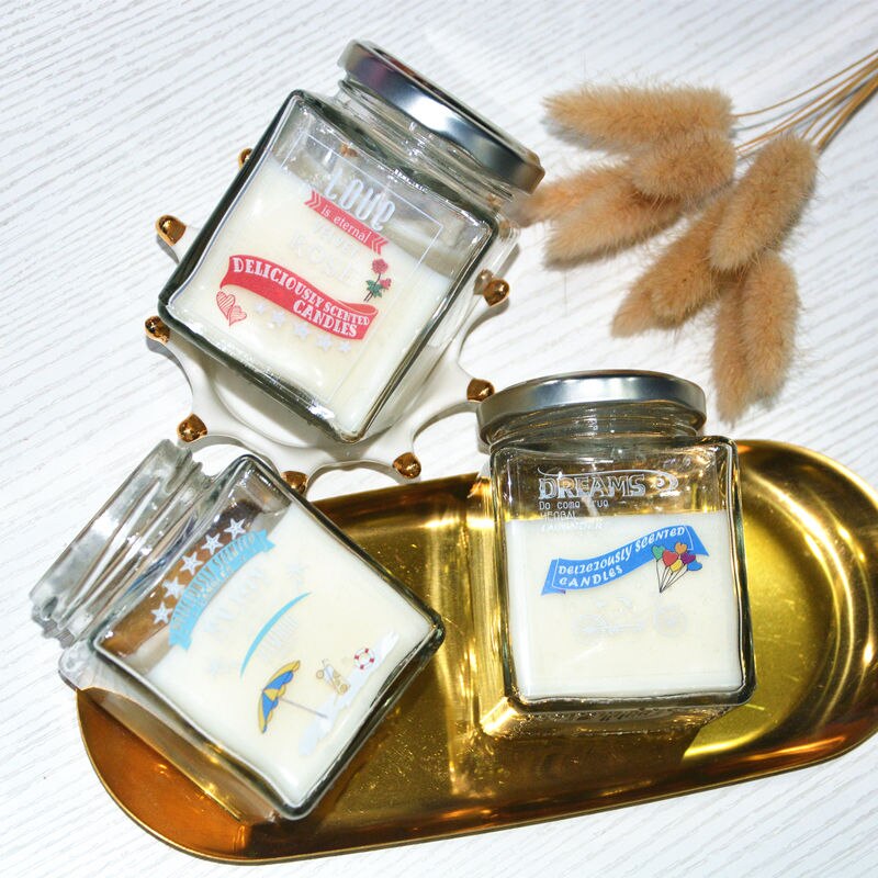 Creative Glass Jar Candle