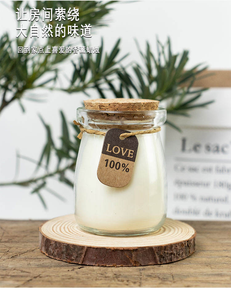 Handmade Simple Candles in Jar
