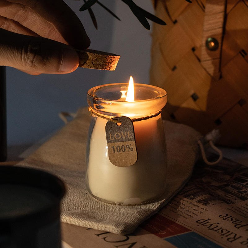 Handmade Simple Candles in Jar