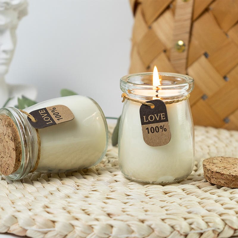 Handmade Simple Candles in Jar