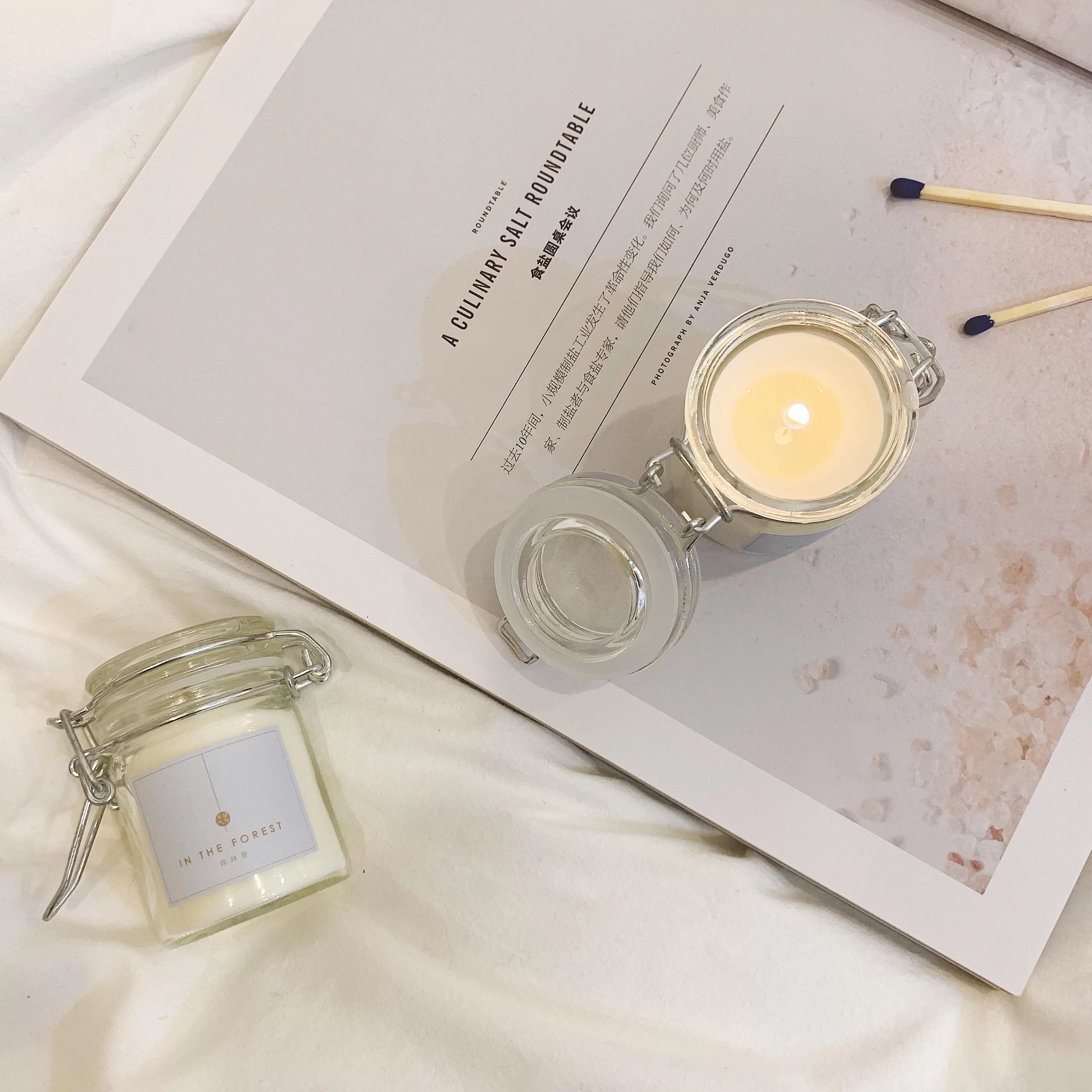 Lovely Glass Jar Candles
