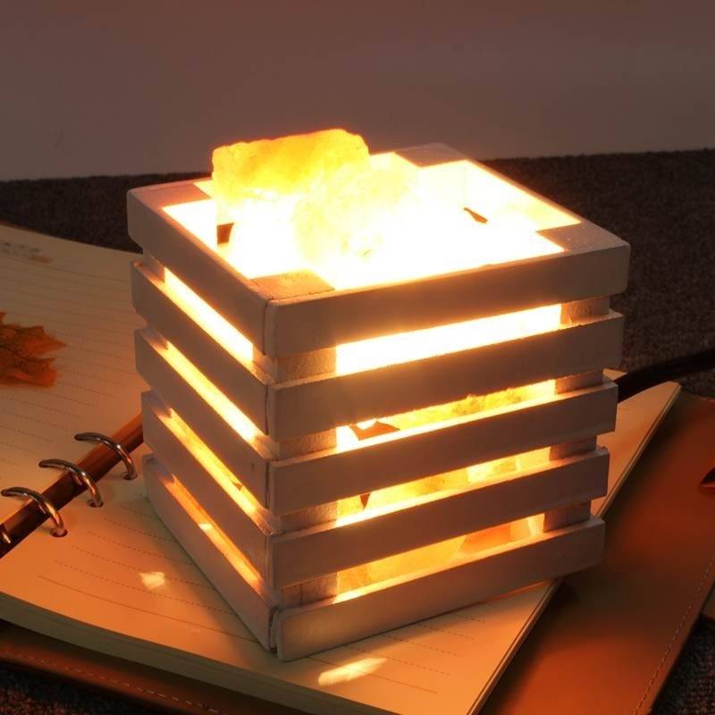 Himalayan Salt Lamp in Square Box