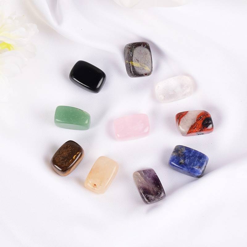 Natural Tumbled Stone 10 pcs Set