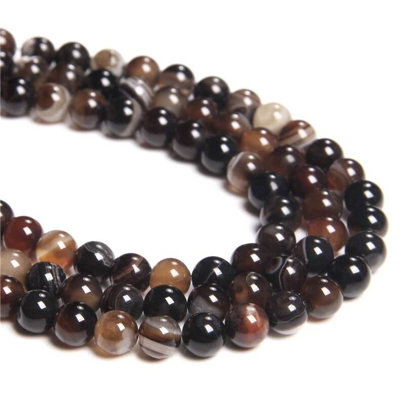 Gray Smoky Agates Beads