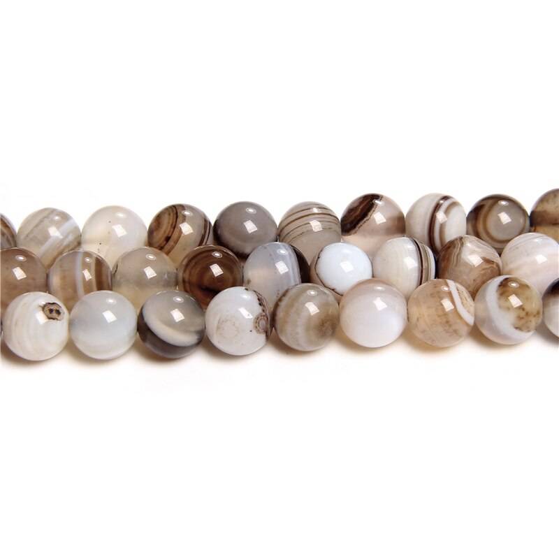 Gray Smoky Agates Beads