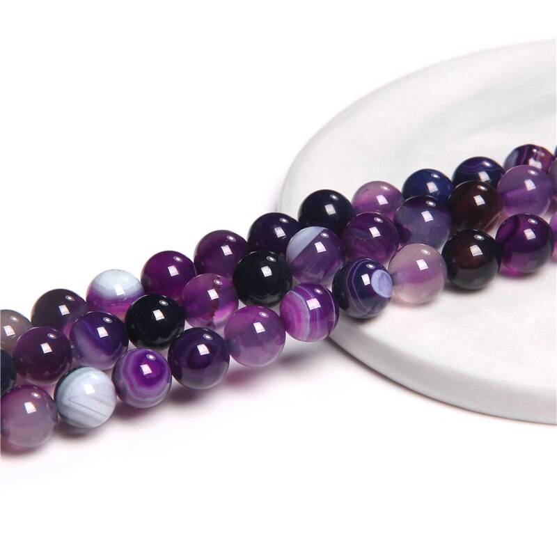 Gray Smoky Agates Beads