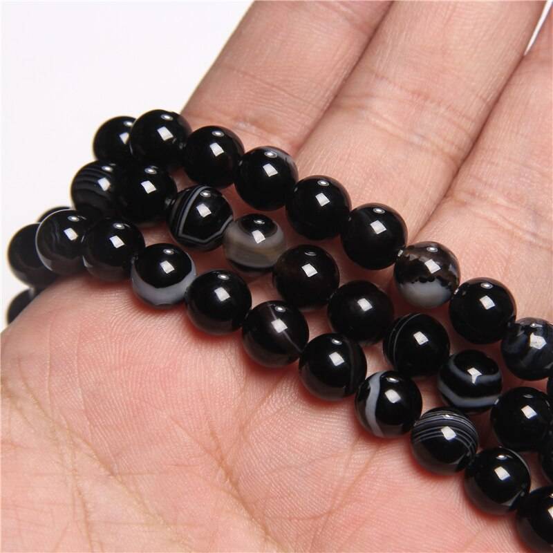 Gray Smoky Agates Beads