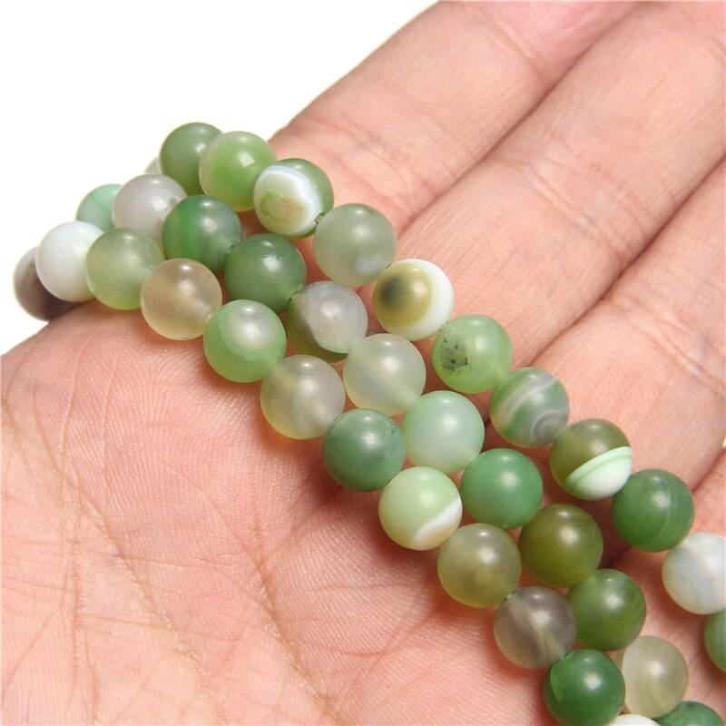 Gray Smoky Agates Beads
