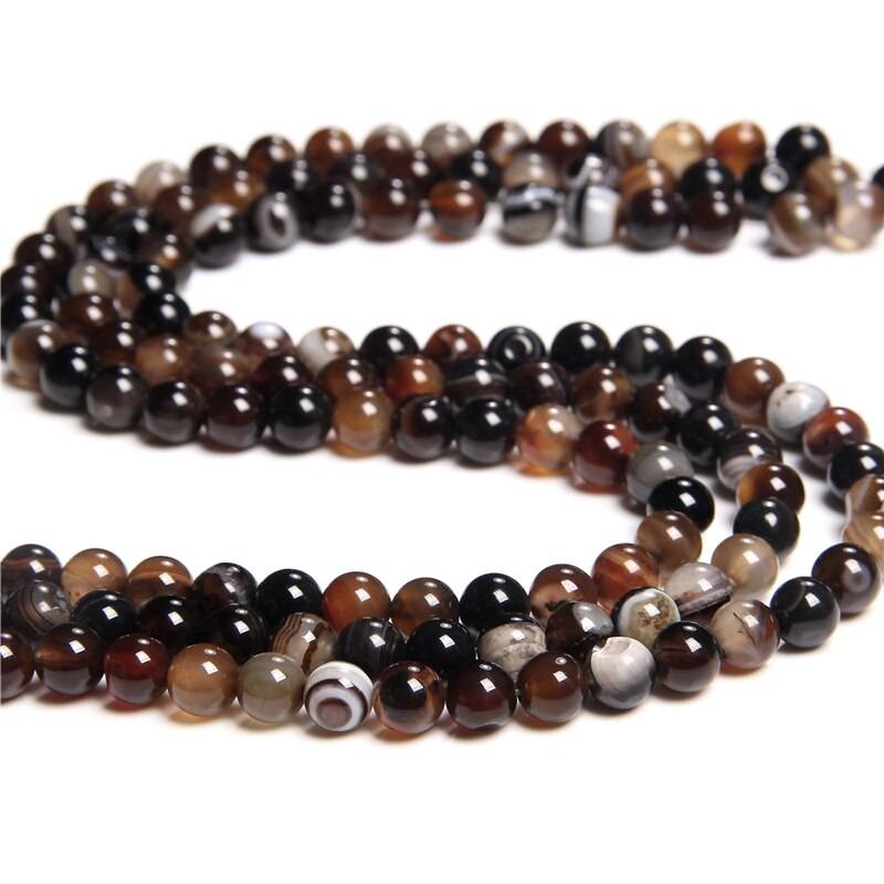 Gray Smoky Agates Beads