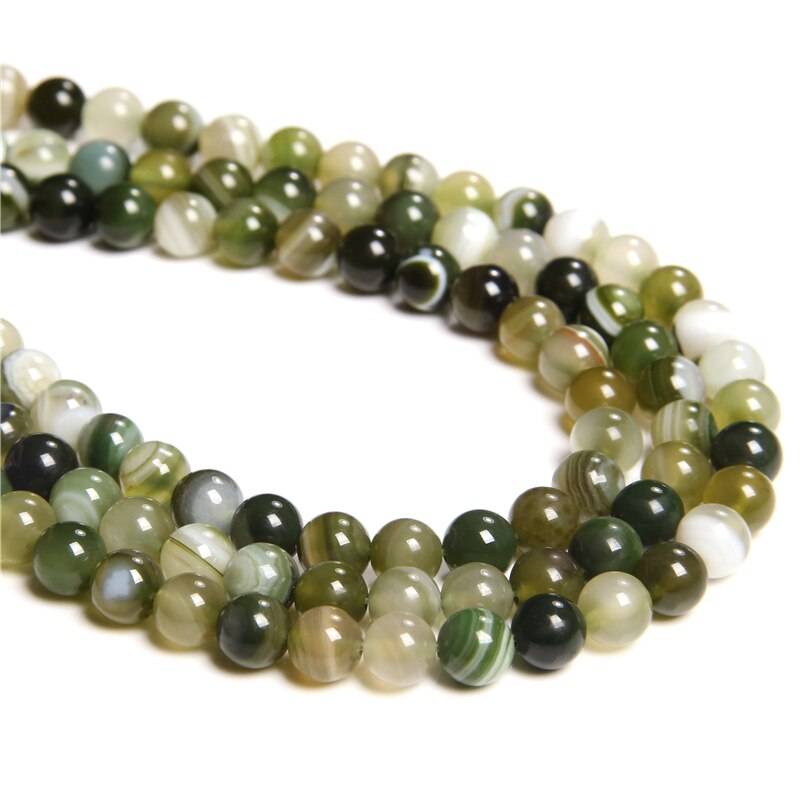Gray Smoky Agates Beads