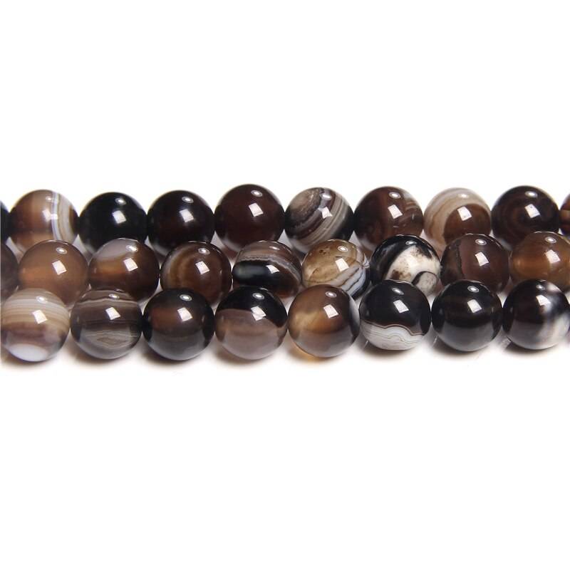 Gray Smoky Agates Beads
