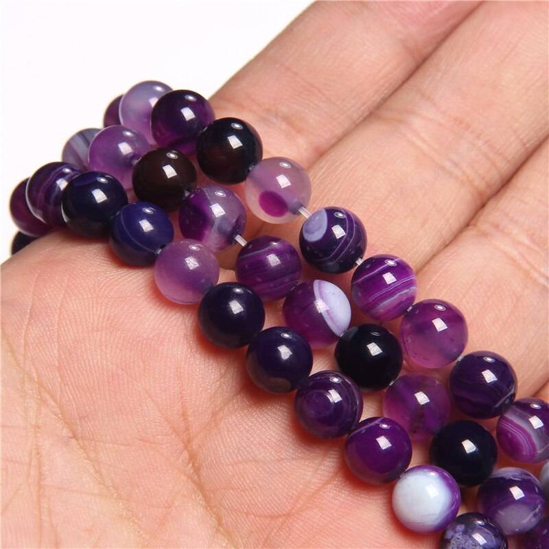 Gray Smoky Agates Beads