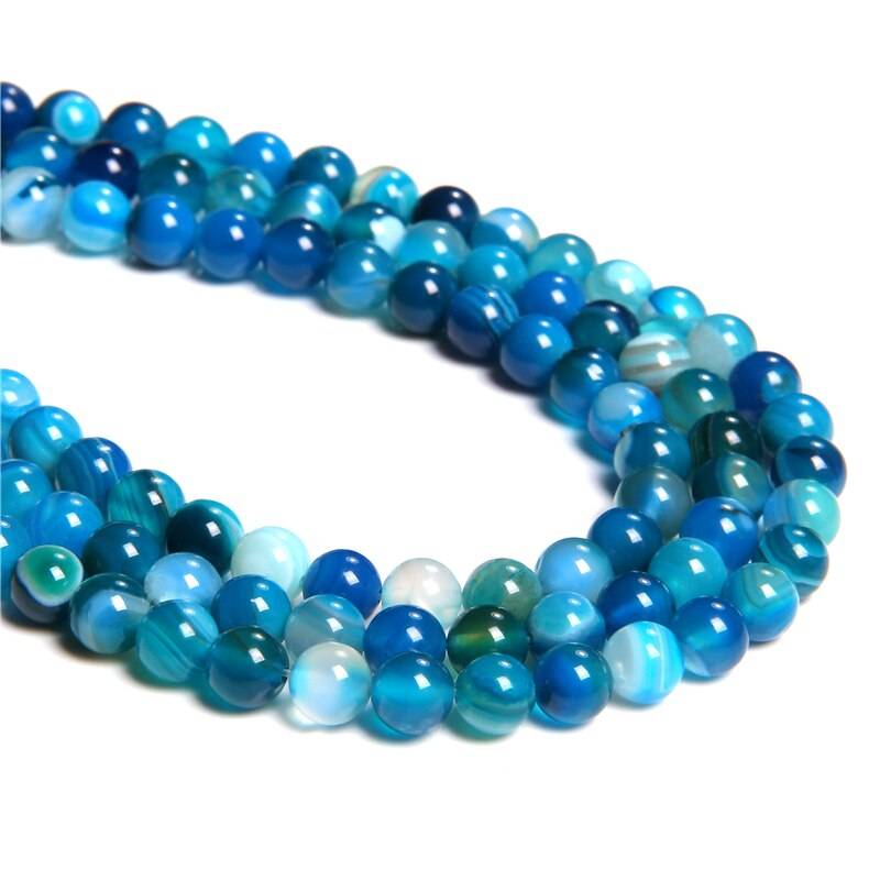 Gray Smoky Agates Beads