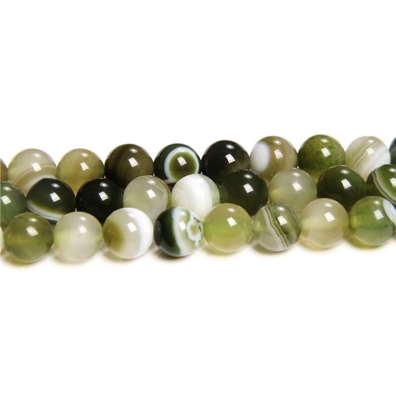 Gray Smoky Agates Beads
