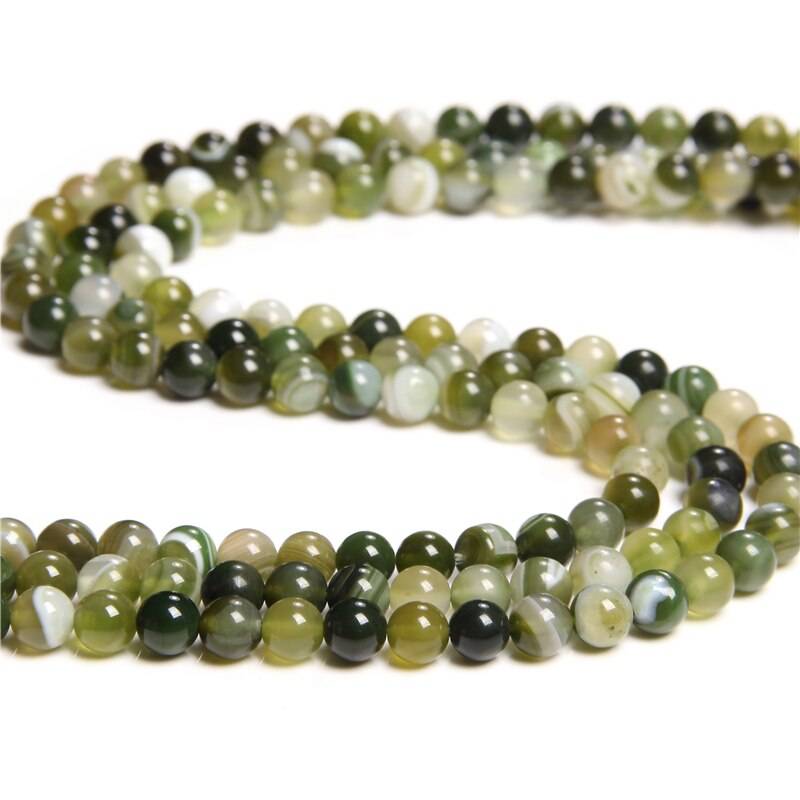 Gray Smoky Agates Beads