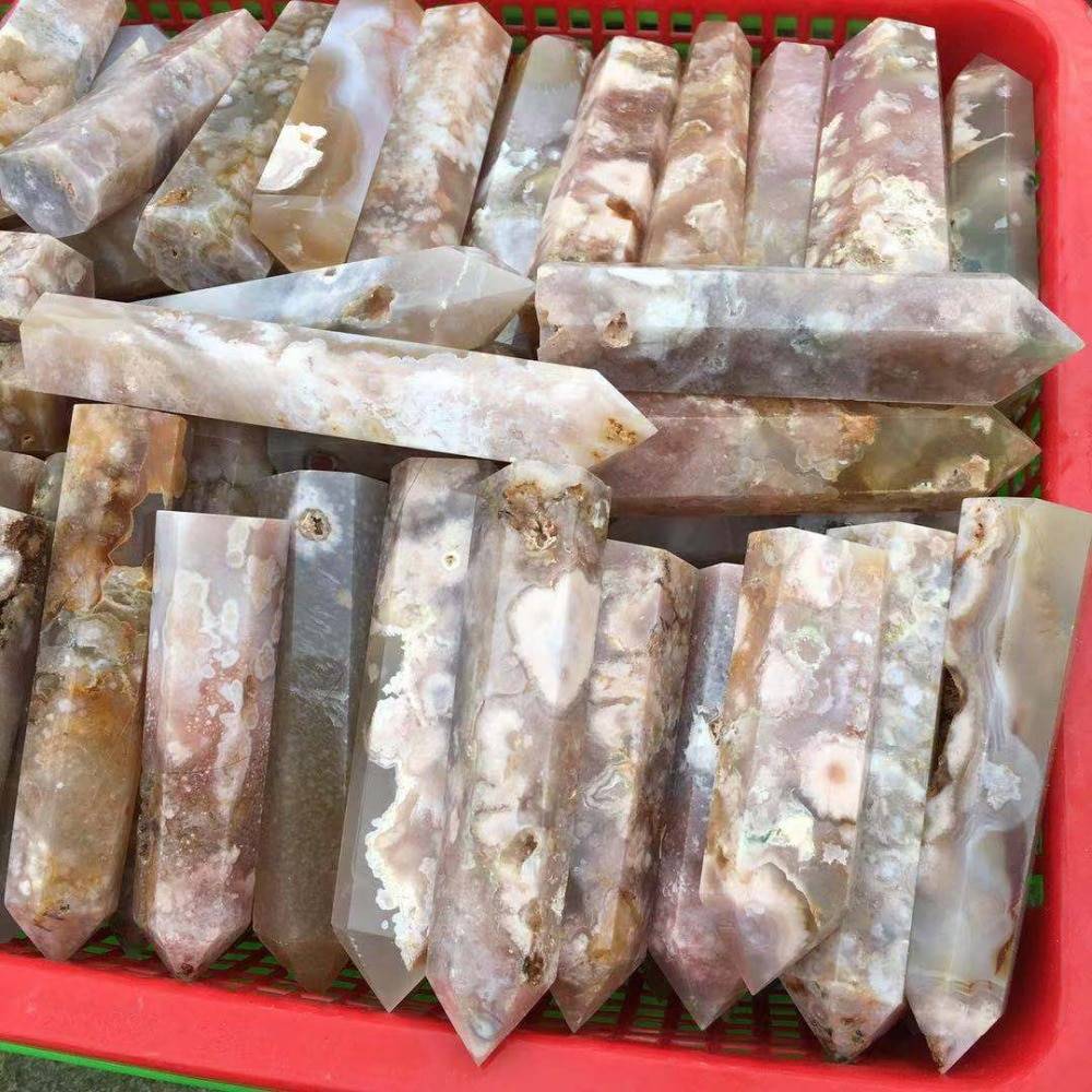 Cherry Blossom Agate Polished Healing Stone