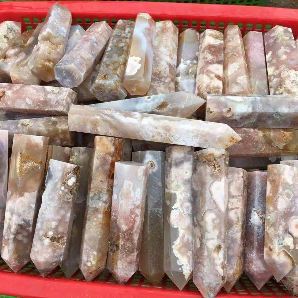 Cherry Blossom Agate Polished Healing Stone