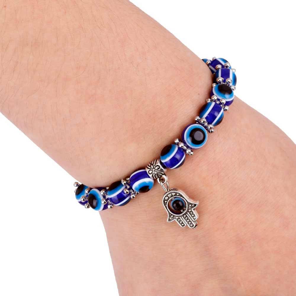 Women's Blue Eye Palm Bracelet