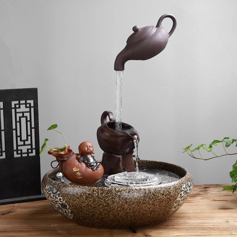 Hanging Teapot Feng Shui Water Fountain