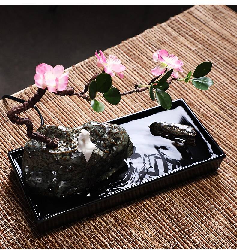 110V/220V Indoor Floral Feng Shui Water Fountain