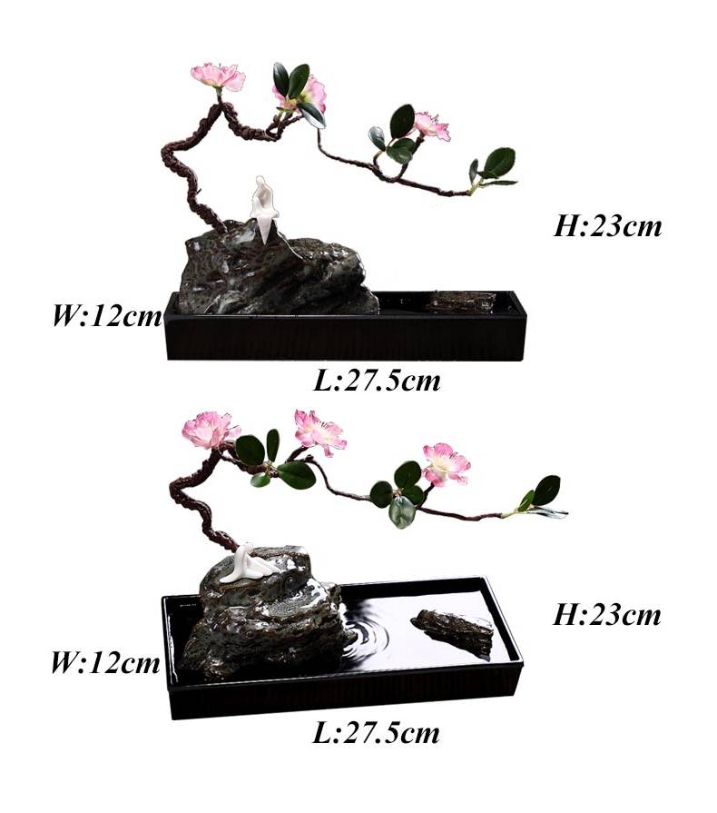 110V/220V Indoor Floral Feng Shui Water Fountain