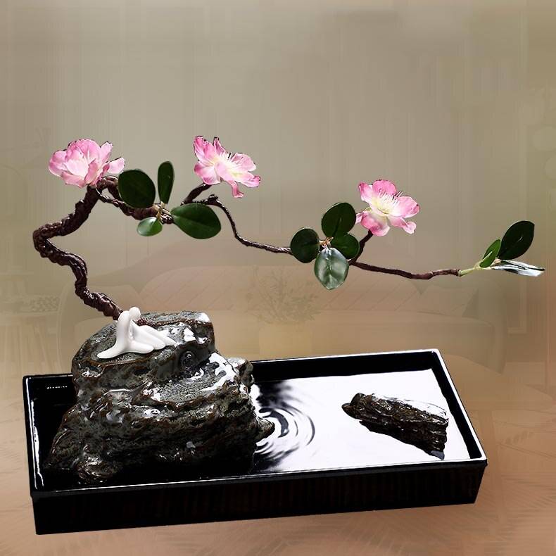 110V/220V Indoor Floral Feng Shui Water Fountain