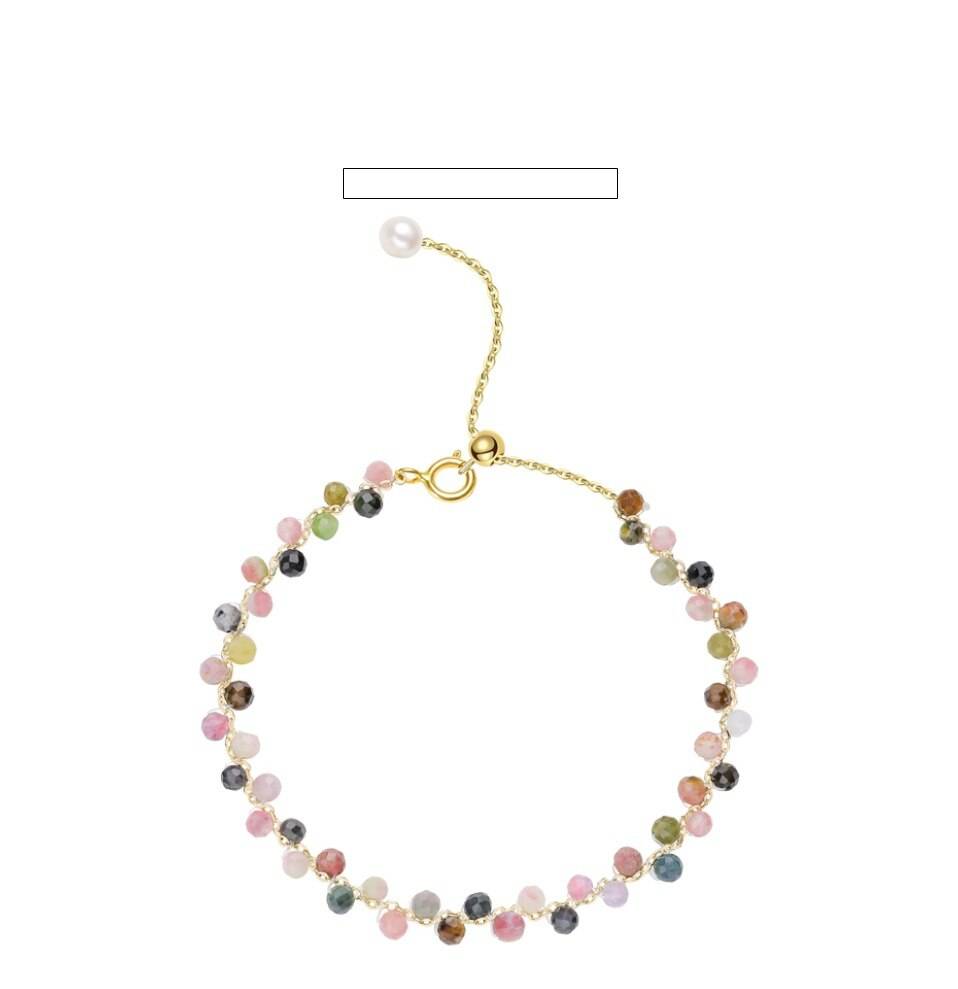 Natural Stone Tourmaline Bracelet