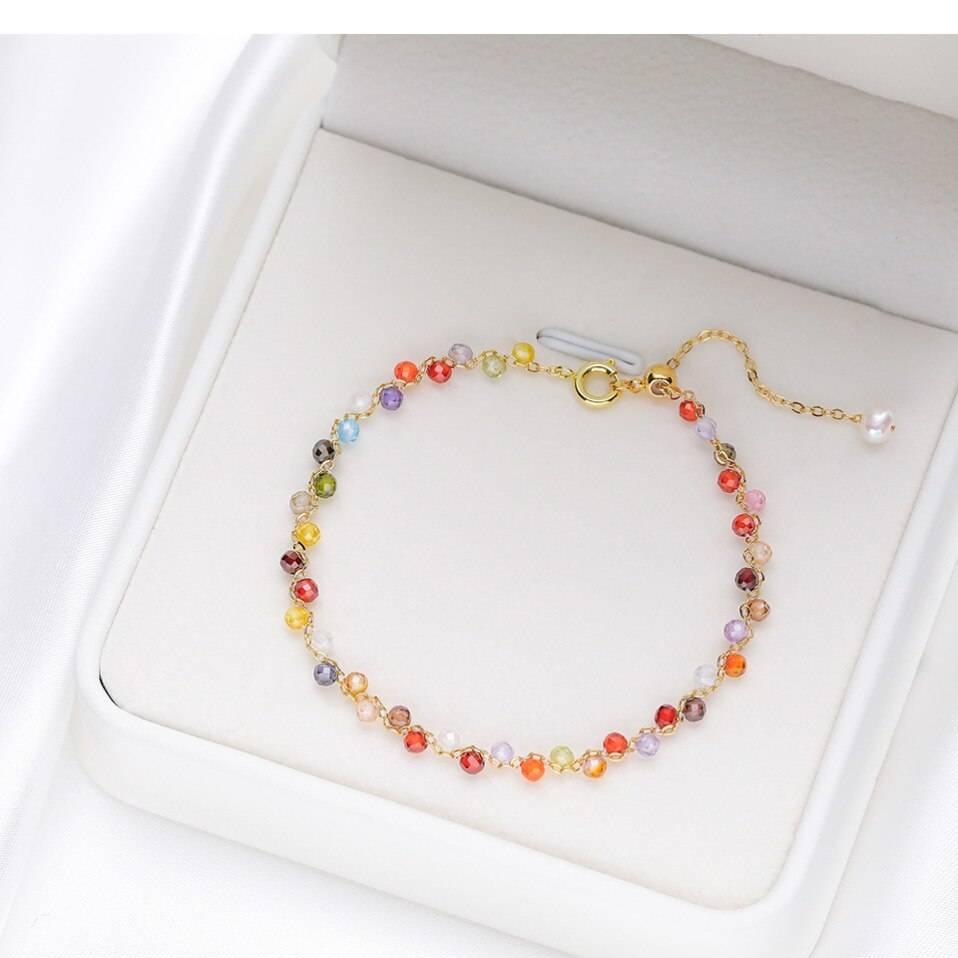 Natural Stone Tourmaline Bracelet