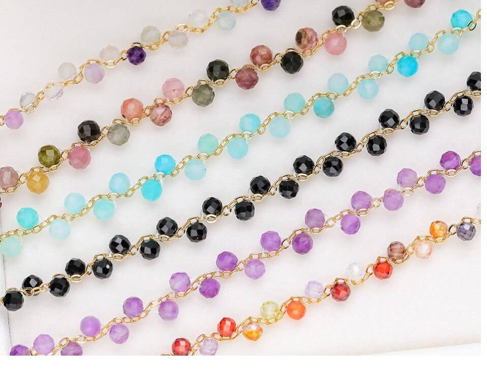 Natural Stone Tourmaline Bracelet