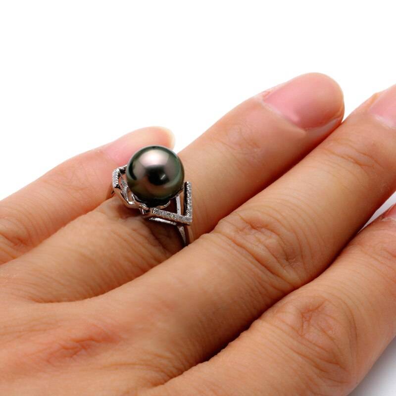 925 Sterling Silver Pearl Ring for Women