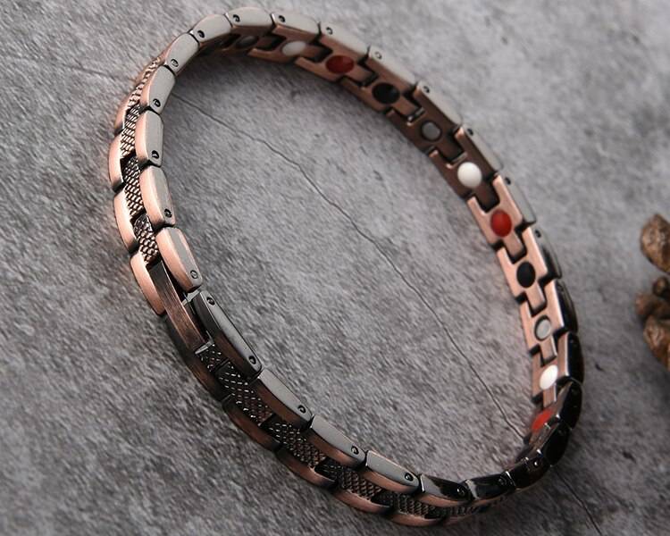 Copper Slim Magnetic Bracelet