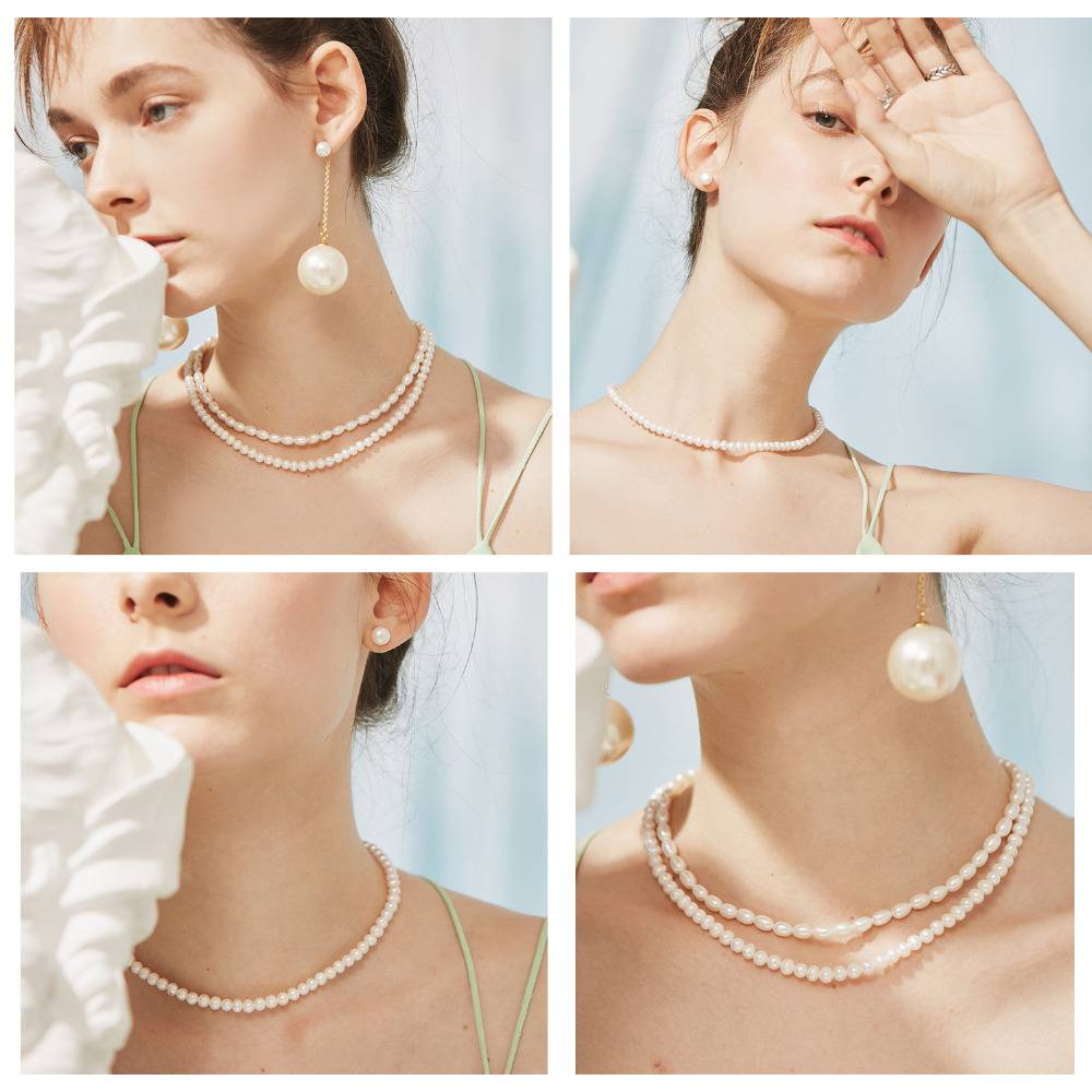 Freshwater Cultured Pearls Necklace for Women