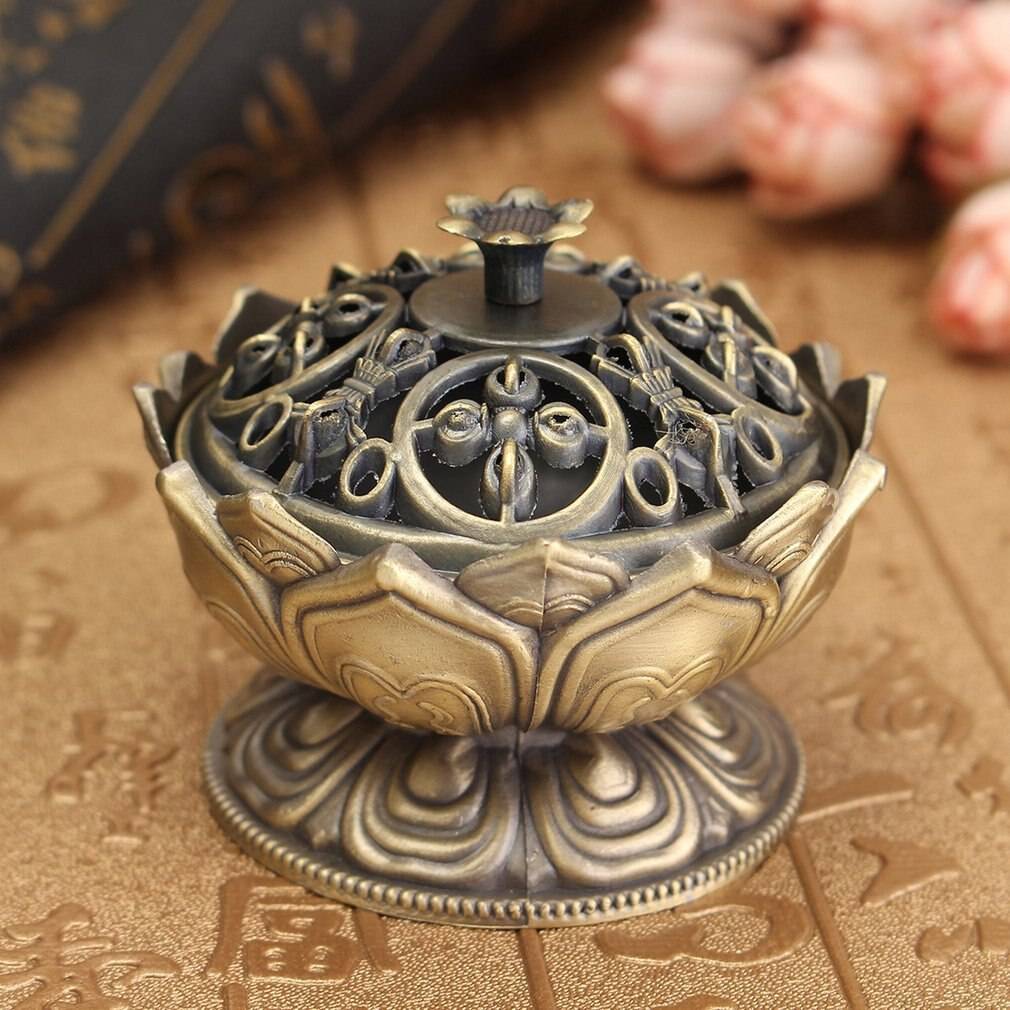 Lotus Shaped Incense Burner