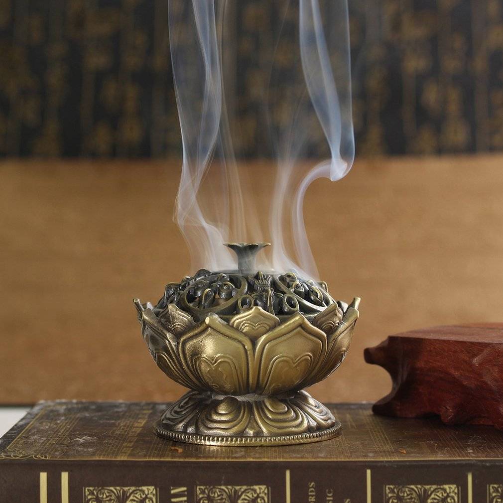 Lotus Shaped Incense Burner
