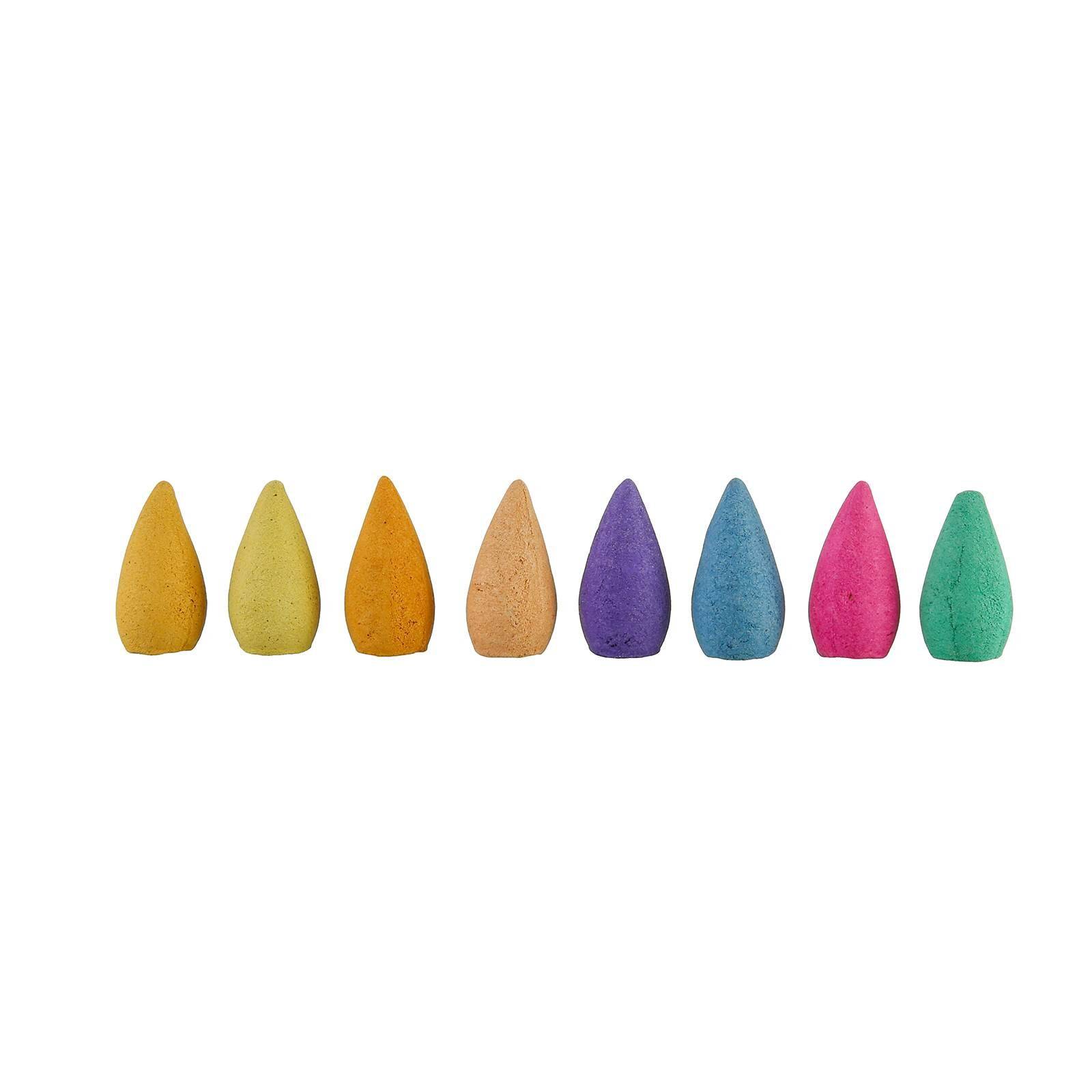 Mixed Incense Cones 200 Pcs Set