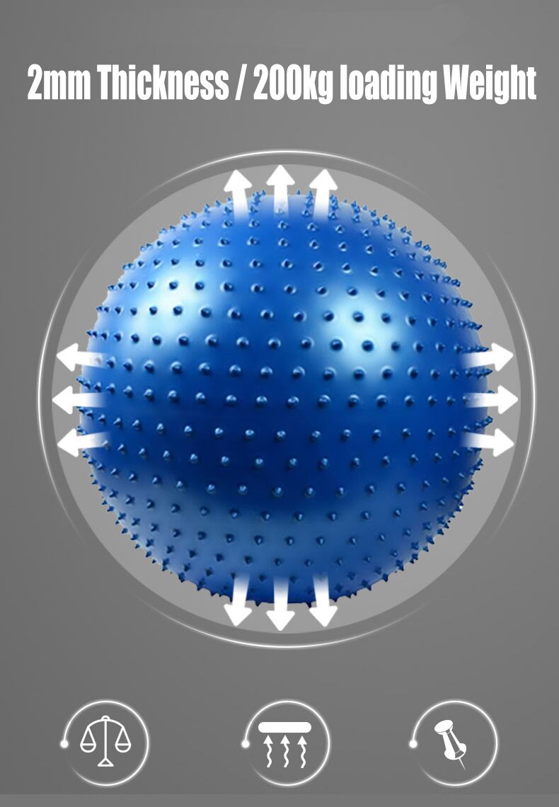 Explosion-Proof Massage Yoga Ball for Exercises