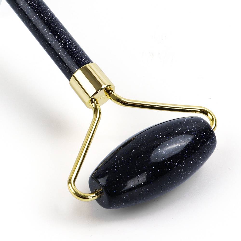 Colorful Massage Stone Roller with Gold Colored Handle Color : 1|2|3|4|5|6|7|8|9|10|11|12|13|14 Colorful Massage Stone Roller with Gold Colored Handle Color : 1|2|3|4|5|6|7|8|9|10|11|12|13|14