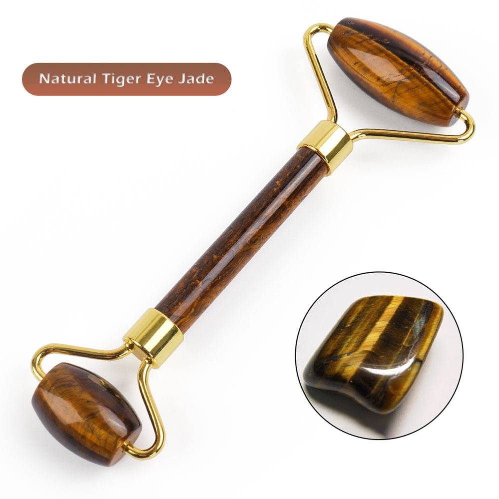 Colorful Massage Stone Roller with Gold Colored Handle Color : 1|2|3|4|5|6|7|8|9|10|11|12|13|14 Colorful Massage Stone Roller with Gold Colored Handle Color : 1|2|3|4|5|6|7|8|9|10|11|12|13|14