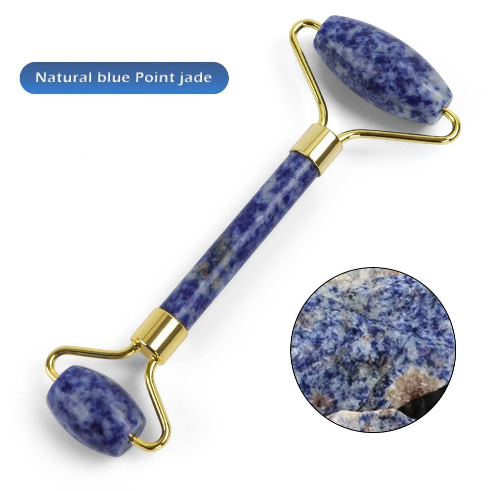 Colorful Massage Stone Roller with Gold Colored Handle Color : 1|2|3|4|5|6|7|8|9|10|11|12|13|14 Colorful Massage Stone Roller with Gold Colored Handle Color : 1|2|3|4|5|6|7|8|9|10|11|12|13|14