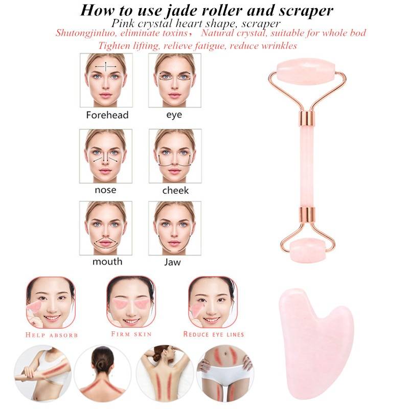 Rose Quartz Facial Massage Color : 1|2|3|4|5|6|7 Rose Quartz Facial Massage Color : 1|2|3|4|5|6|7