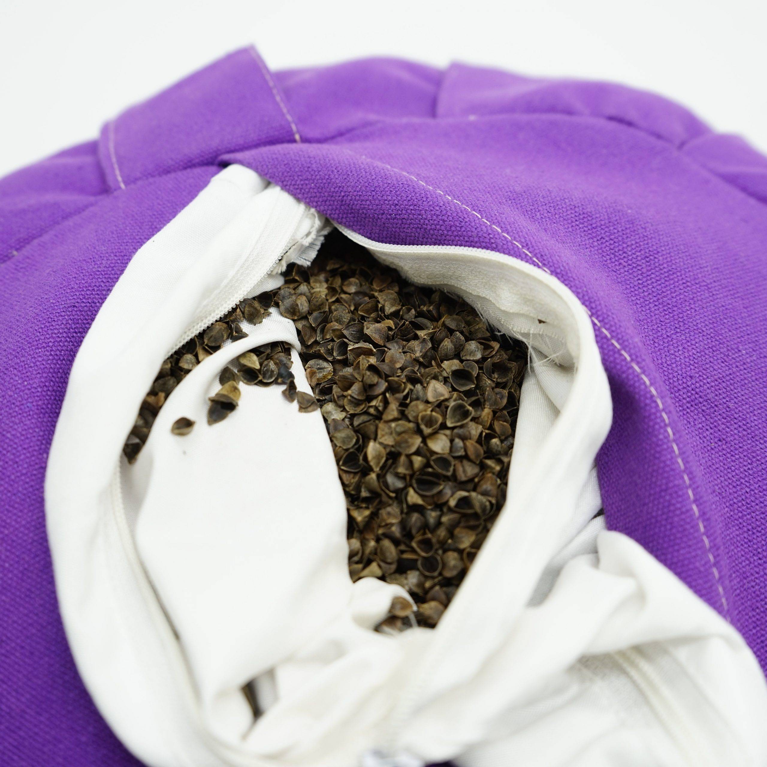 Round Cotton Buckwheat Meditation Cushion Color : Purple |Black |Gray Round Cotton Buckwheat Meditation Cushion Color : Purple |Black |Gray